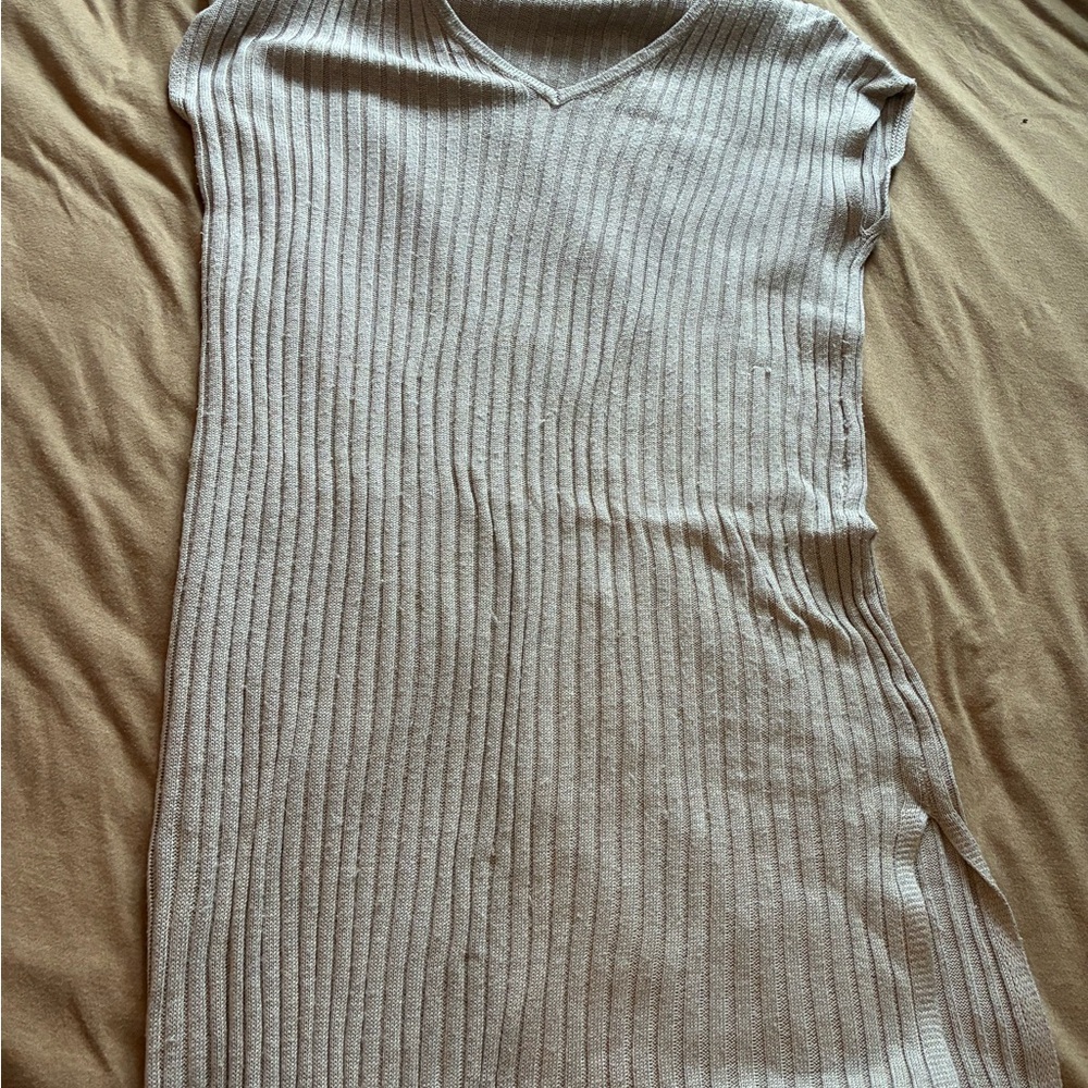 Z Supply WFH Dress in Latte